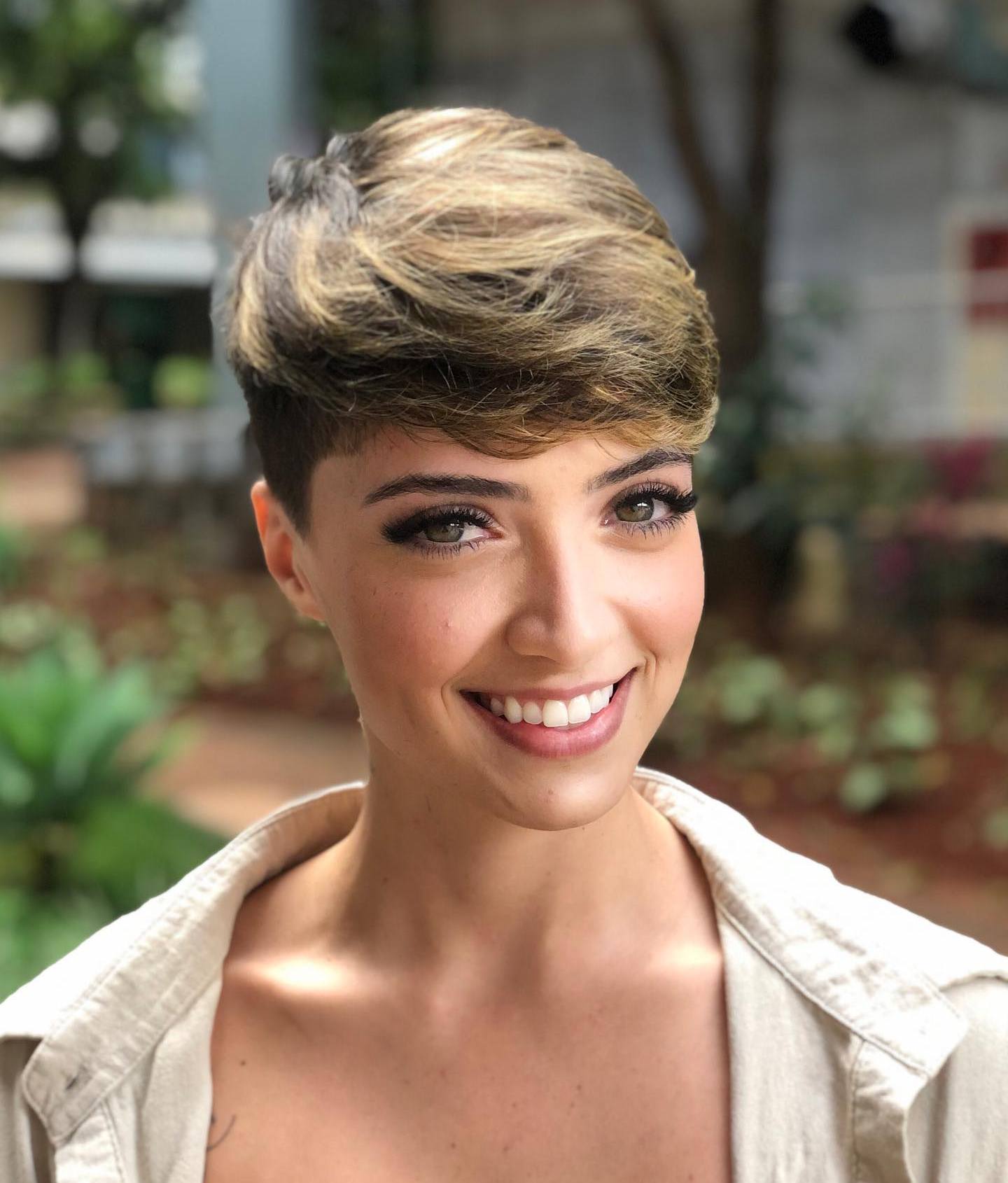 Short Sides Long Top Undercut Pixie